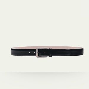 Magnanni Black Leather Belt